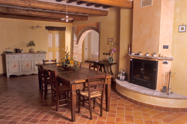 Casale Ripalta sala camino